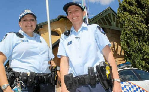 Constable Jess Peck and Constable Kirstyn Lister will be among the Warwick police officers taking part in today’s Police Remembrance Day.
